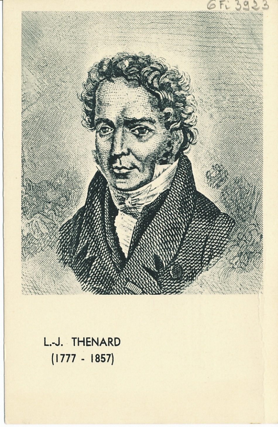Louis Jacques, baron de Thenard (1777-1857). Chimiste français, né à la Louptière, collaborateur de Gay-Lussac. Inventeur de l'eau oxygénée.