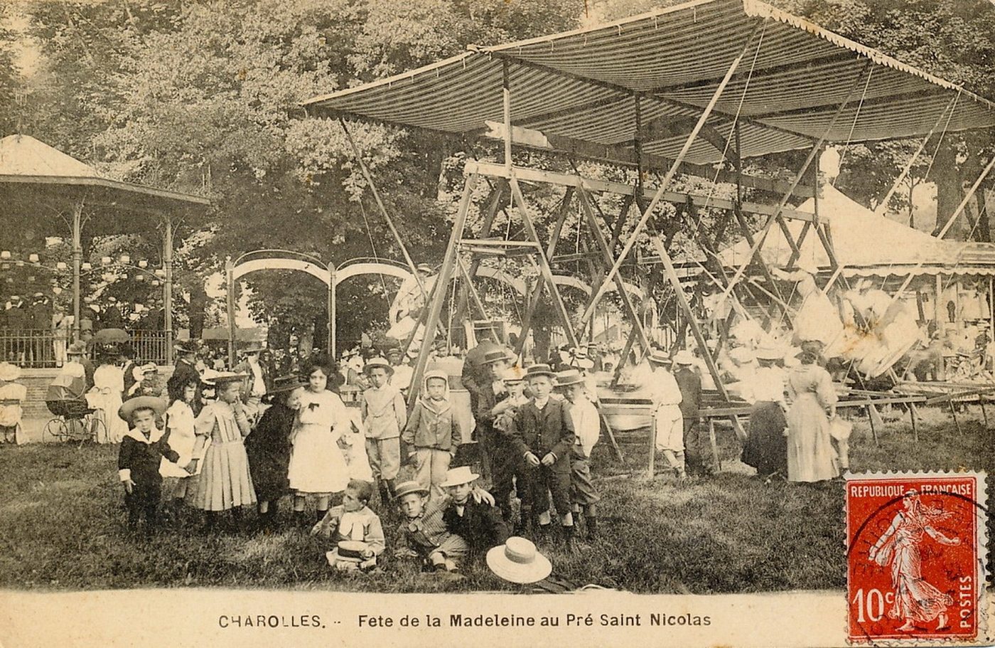 Charolles. Fête de la Madeleine au pré Saint-Jean.