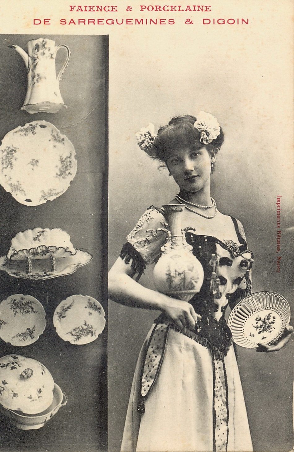 Faïence et porcelaine de Sarreguemines à Digoin.
