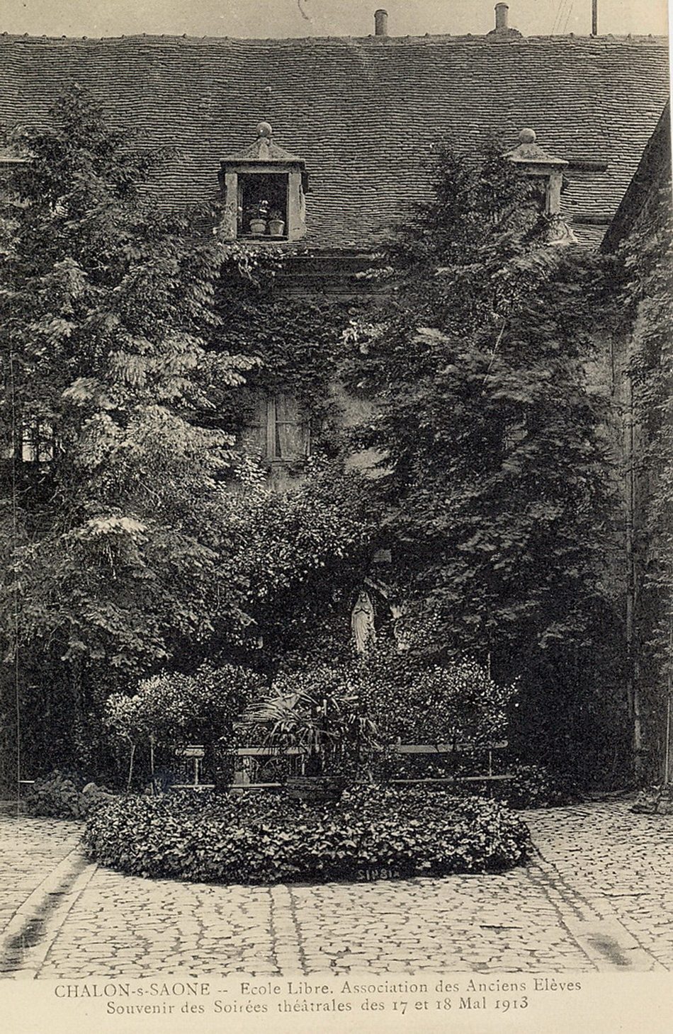 Chalon-sur-Saône. Ecole libre. Association des anciens élèves. Souvenirs des soirées théâtrales des 17 et 18 mai 1913.