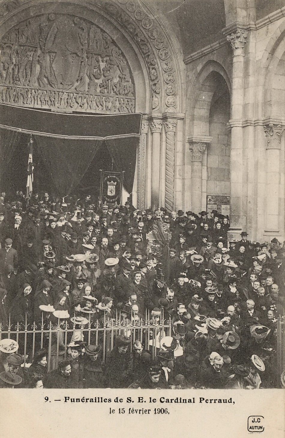 Funérailles de S.E. le cardinal Perraud le 15 février 1906.
