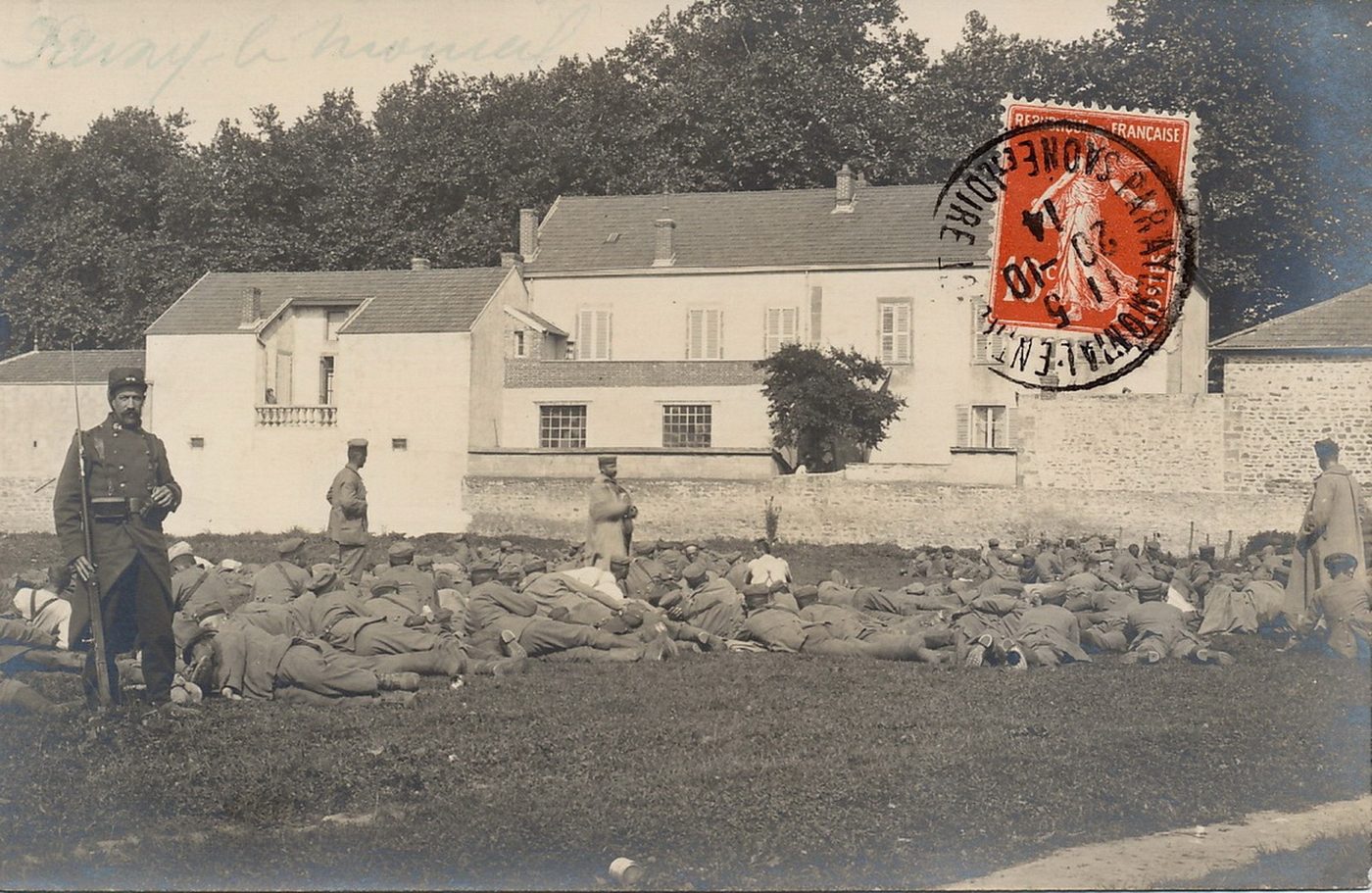 Paray-le-Monial.- Prisonniers de guerre allemands.