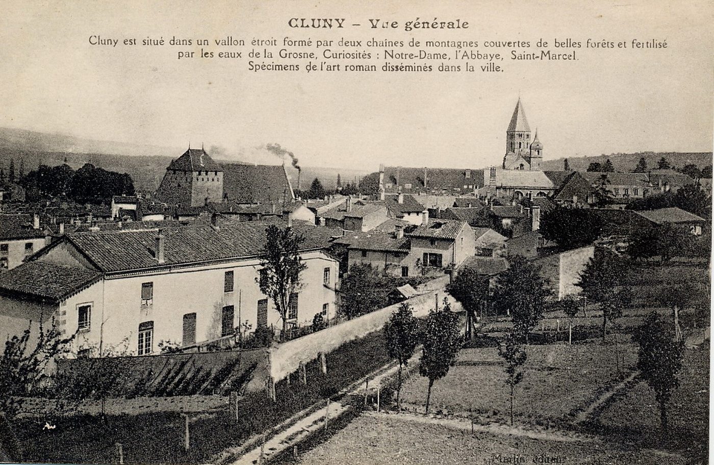 Cluny. Vue générale.