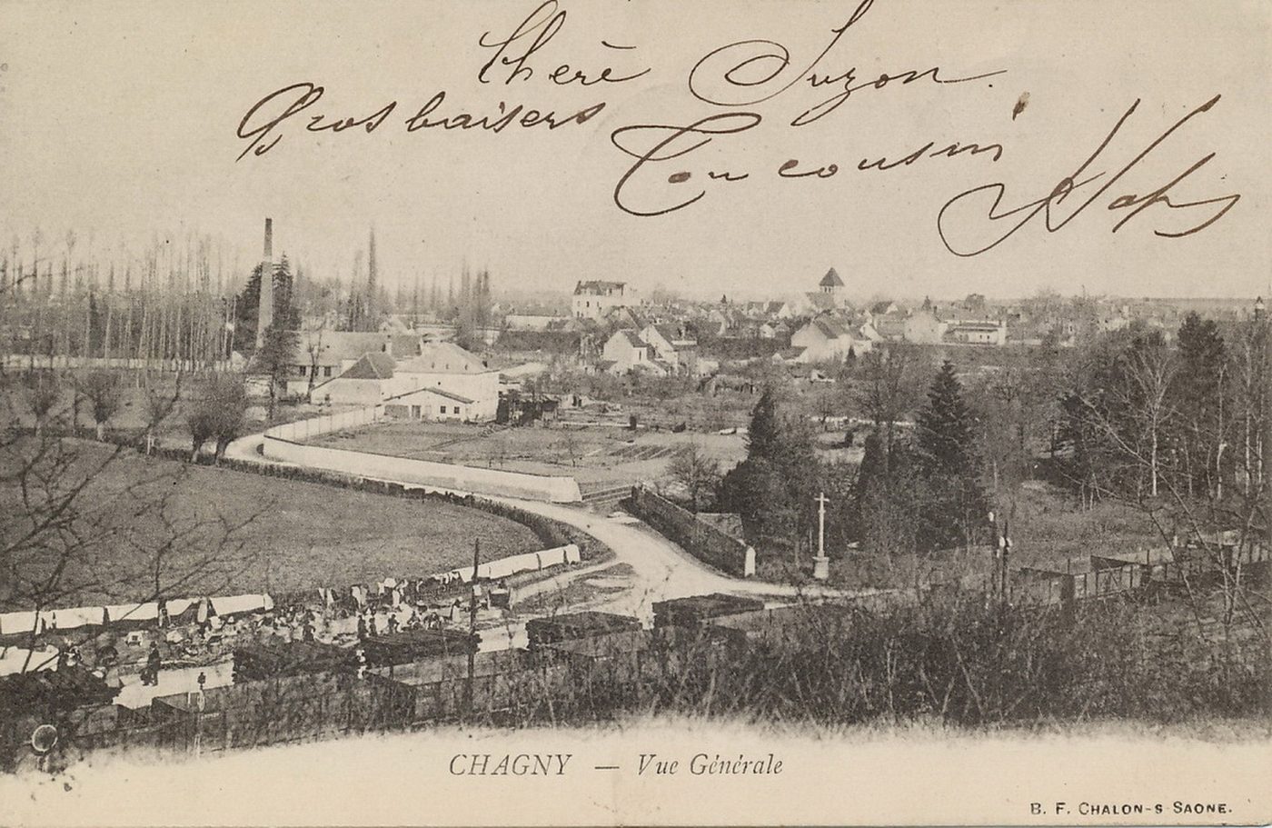 Chagny. Vue générale.