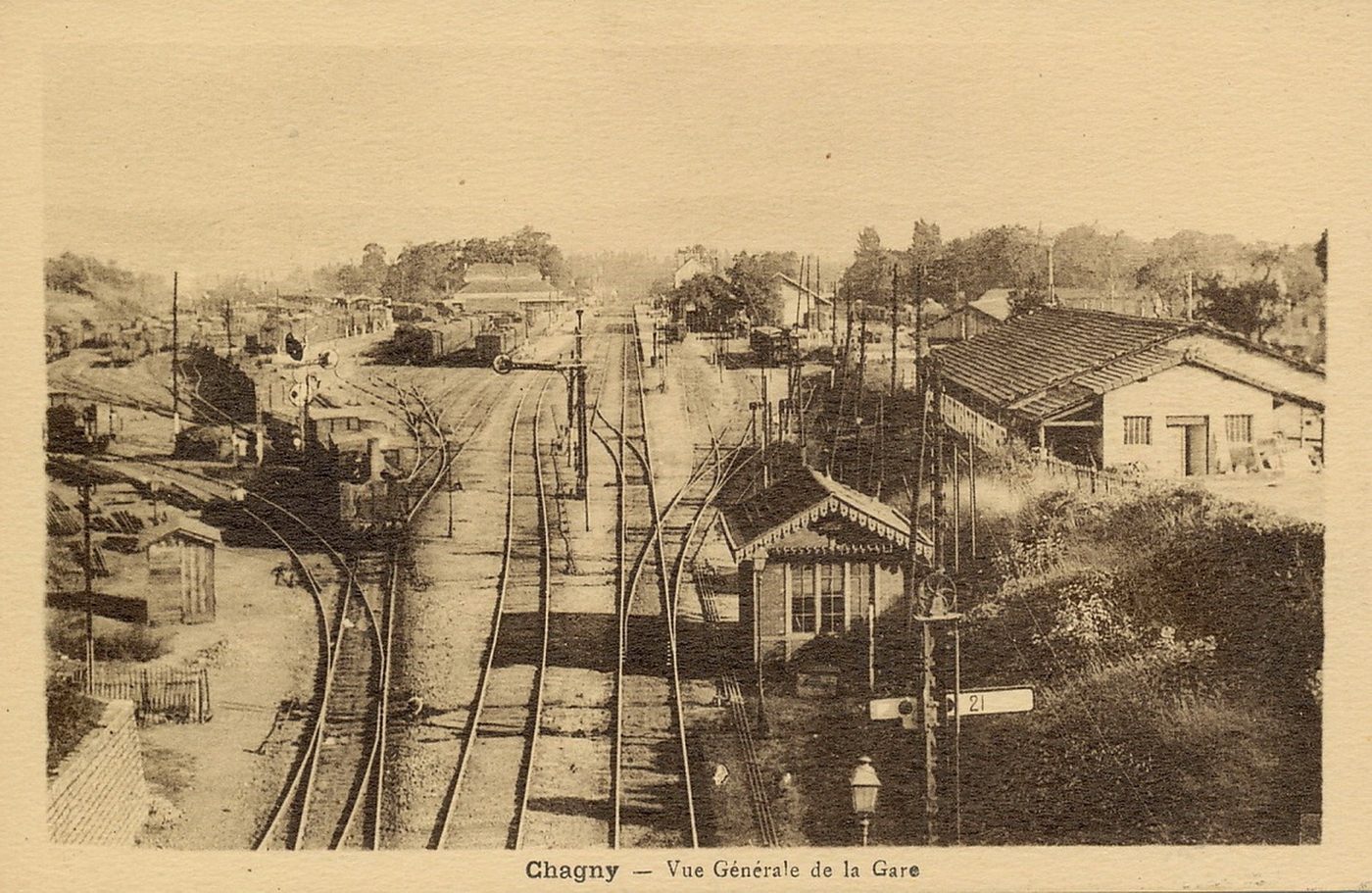 Chagny. Vue générale.