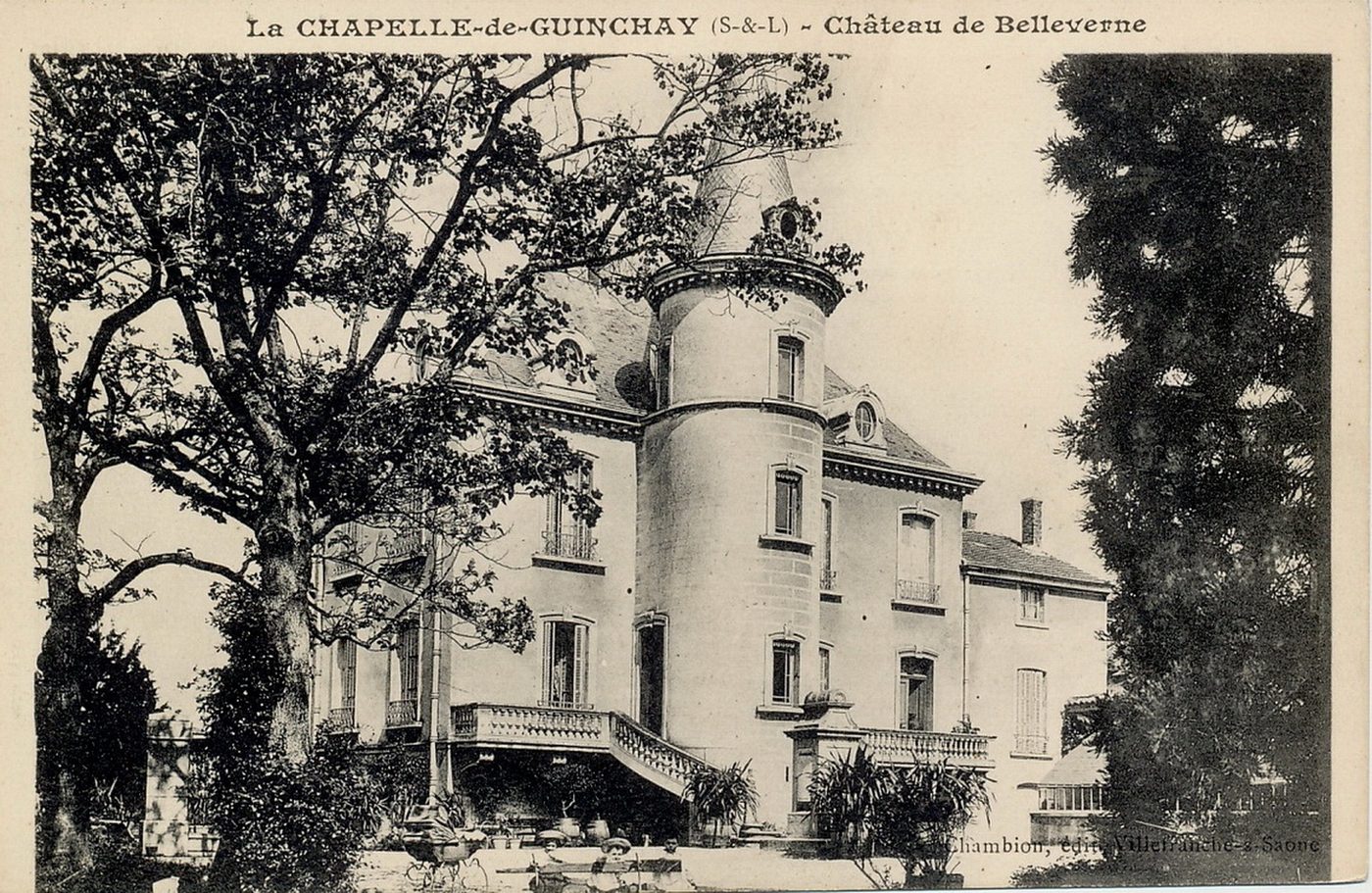 La Chapelle-de-Guinchay. Château de Belleverne.