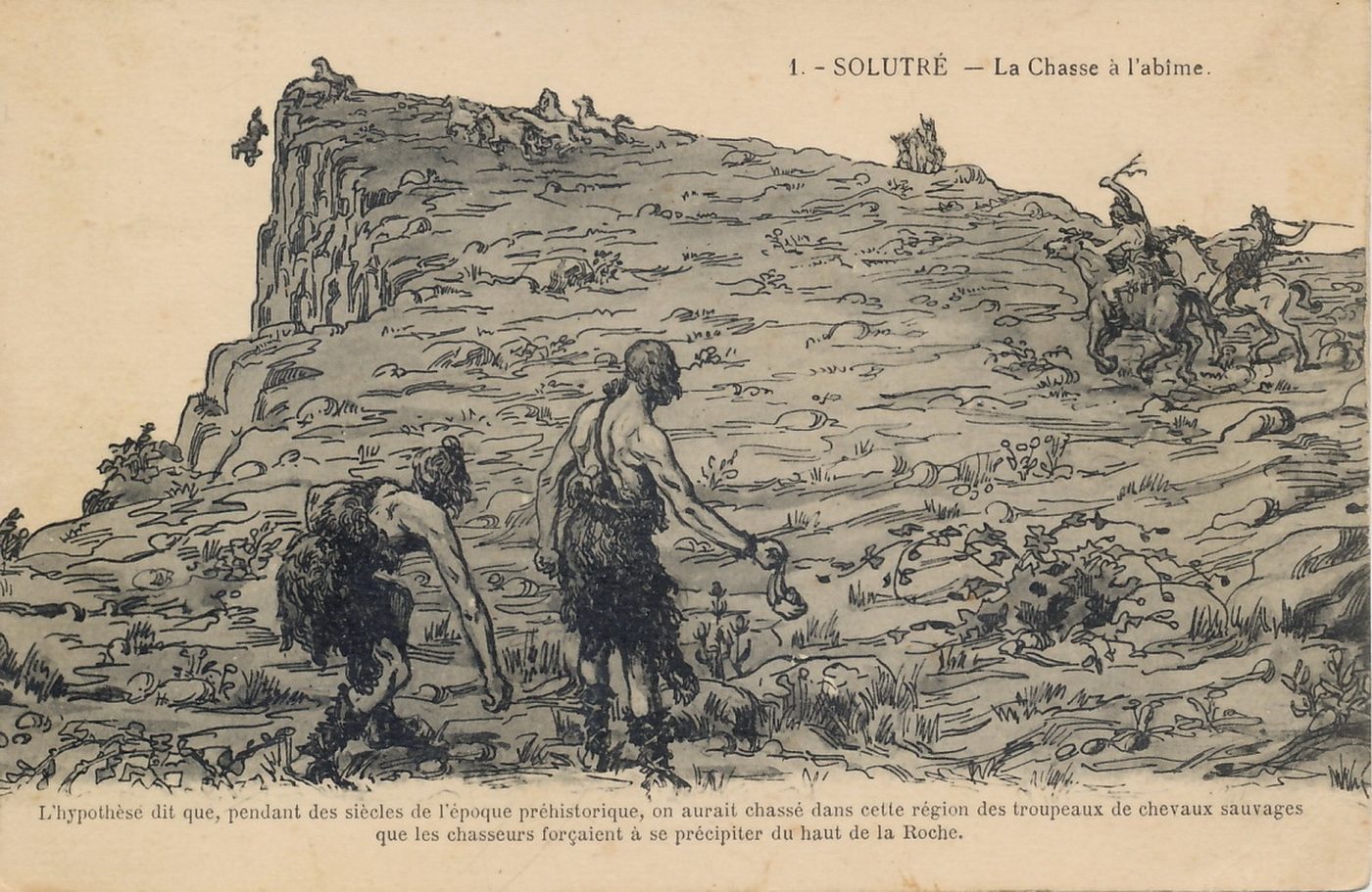 Solutré. La chasse à l'abîme.