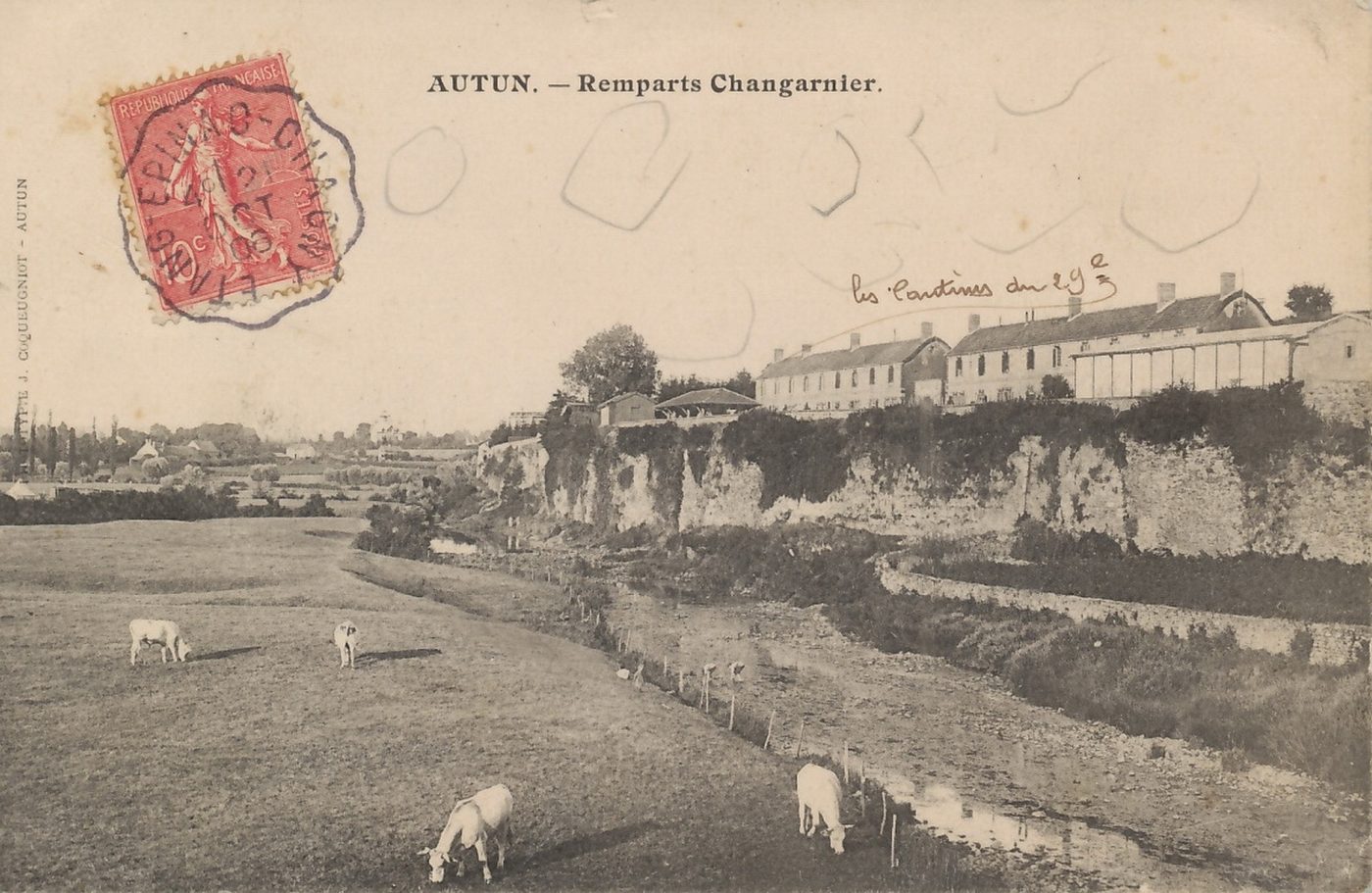Autun. Remparts Changarnier.