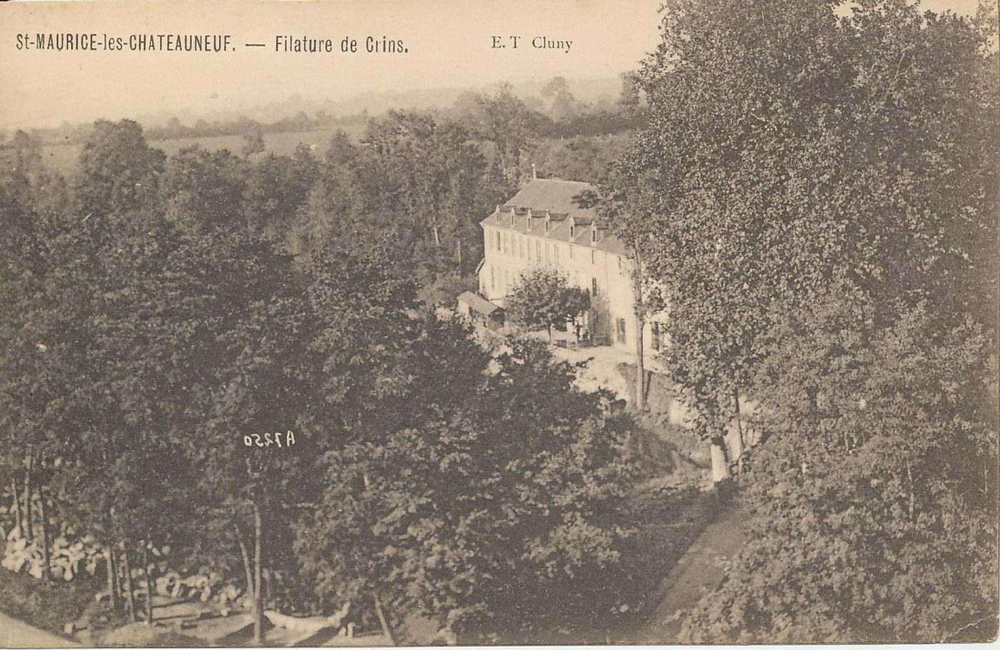 Saint-Maurice-lès-Châteauneuf. Filature de crins.