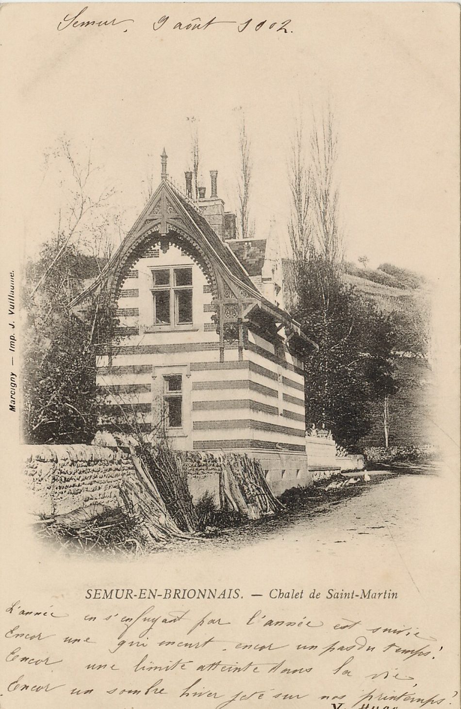 Semur-en-Brionnais. Chalet de Saint-Martin.
