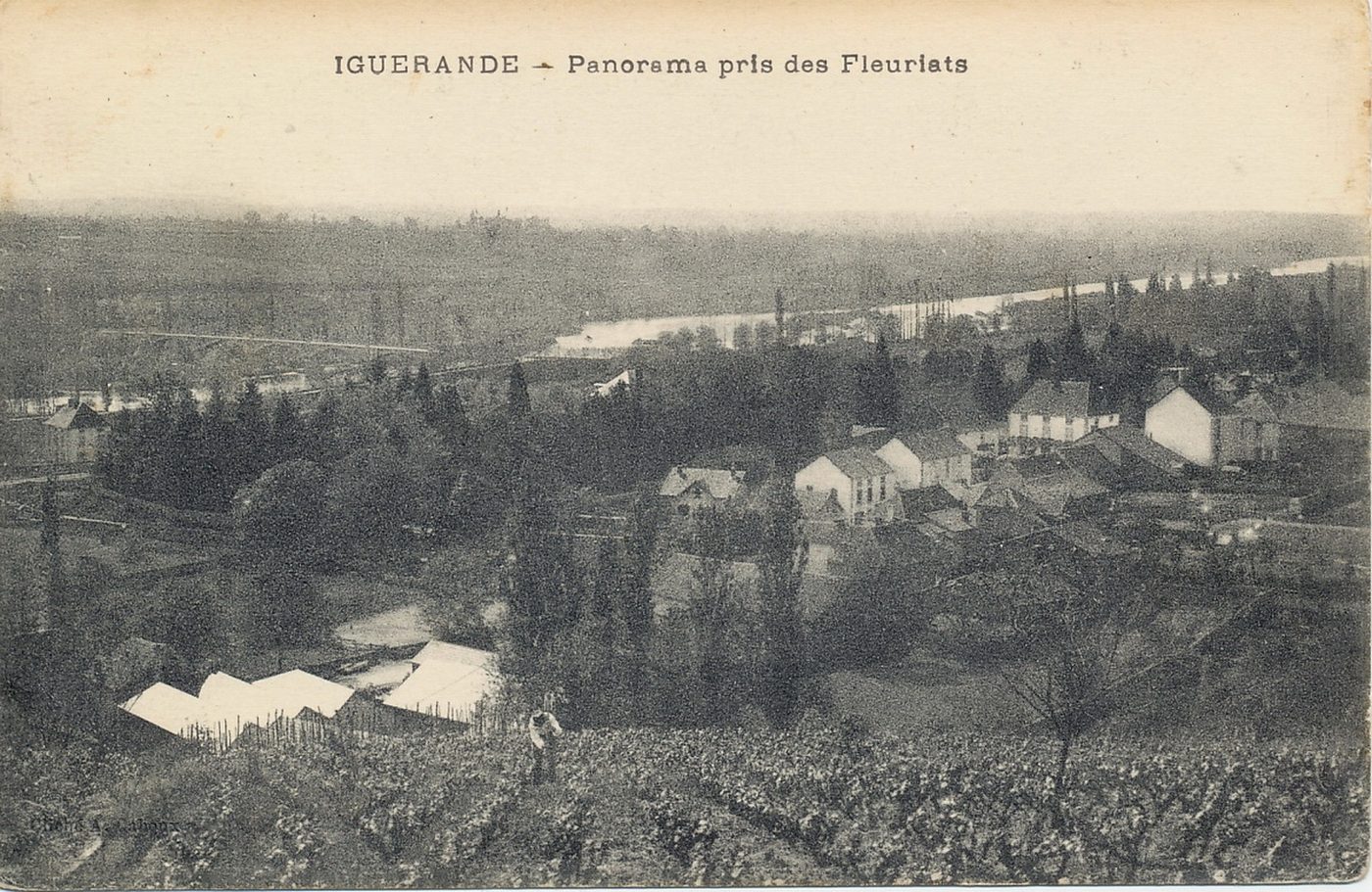 Iguerande. Panorama pris des Fleuriats.