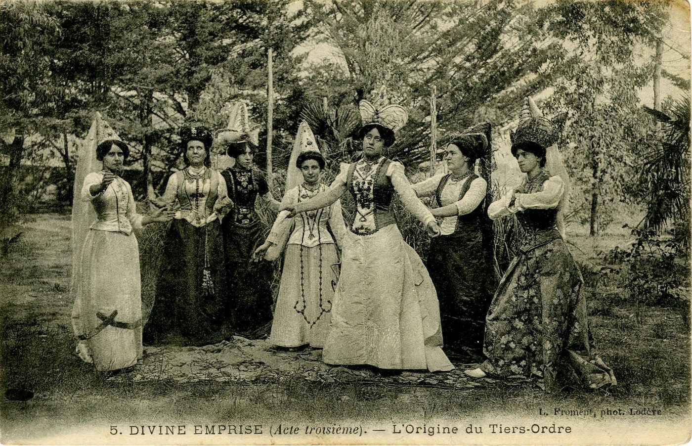 Divine emprise (acte troisième). L'origine du tiers-ordre.