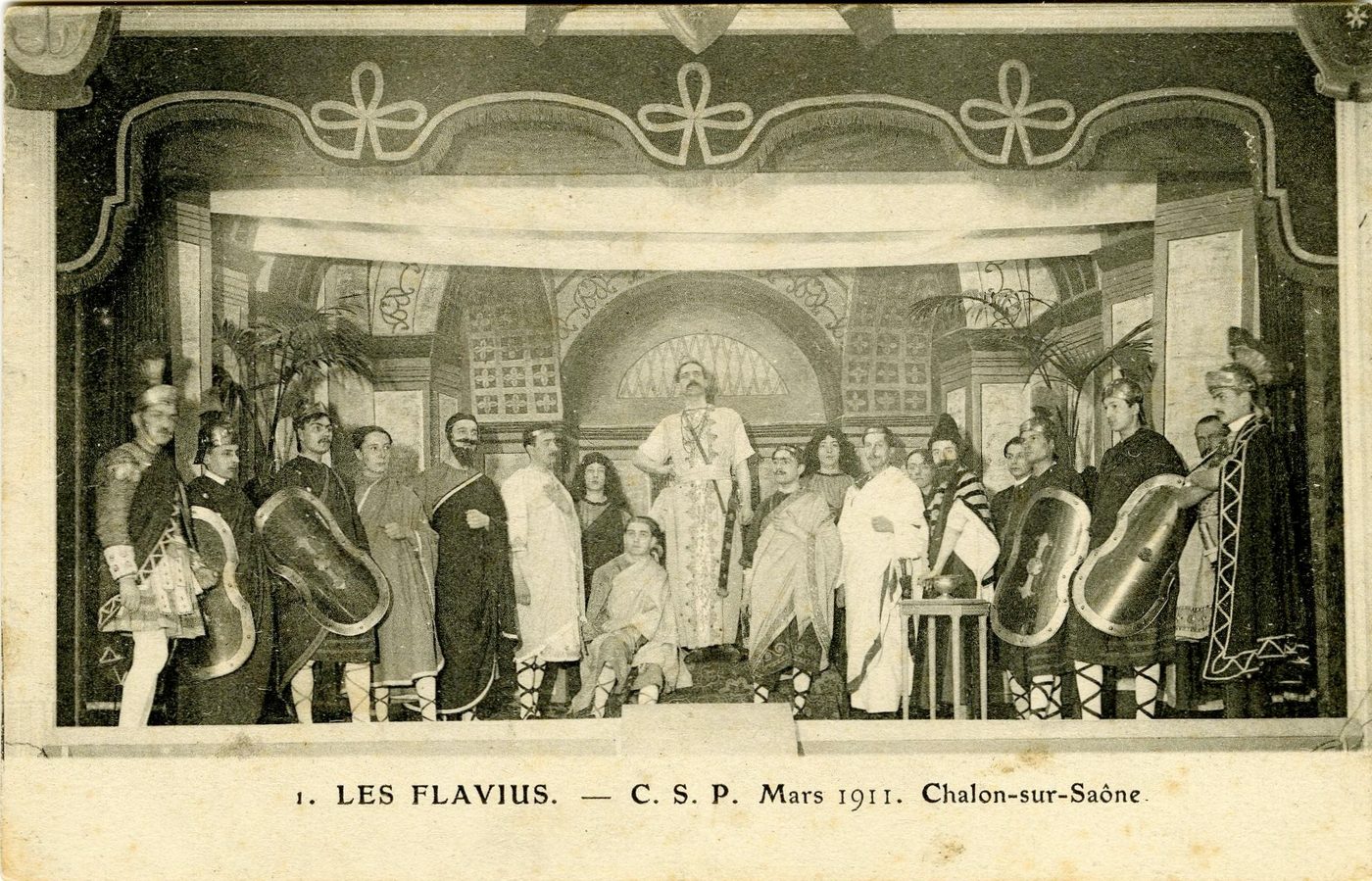 CSP, mars 1911, Chalon-sur-Saône, 1. Les Flavius.