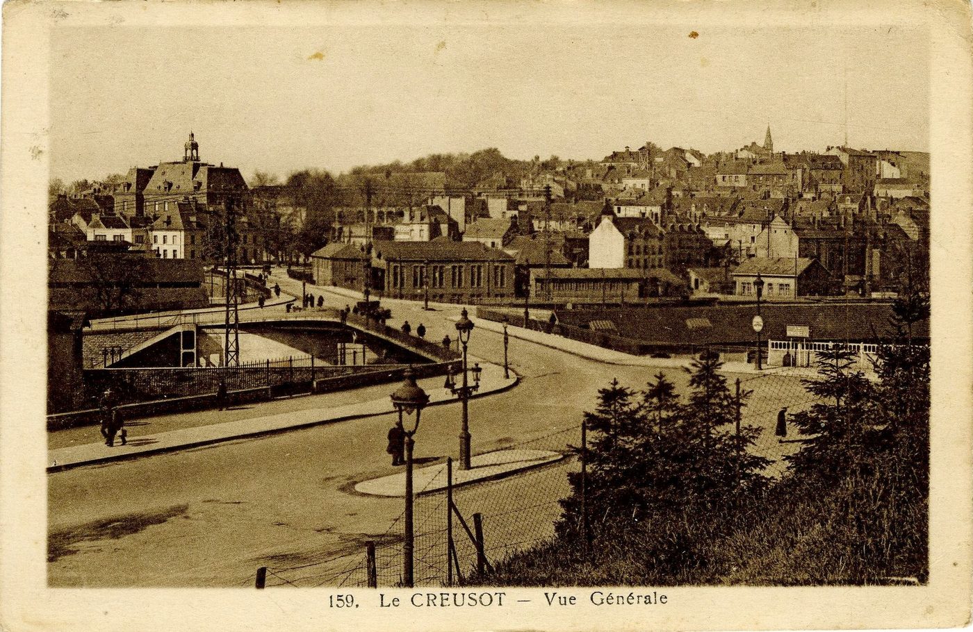 Le Creusot. Vue générale.