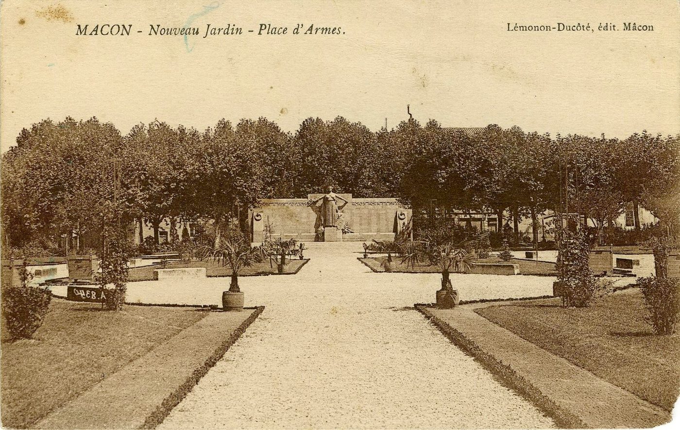 Mâcon. Nouveau jardin. Place d'armes.