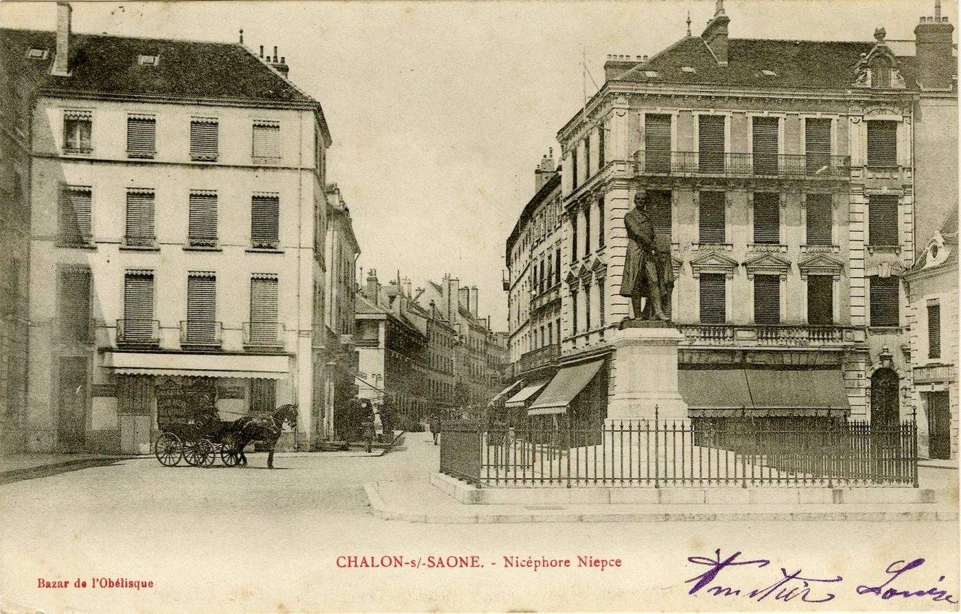 Chalon-sur-Saône. Nicéphore Niepce.