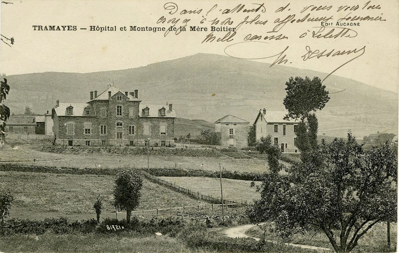 Tramayes. Hôpital et montagne de la mère Boitier.