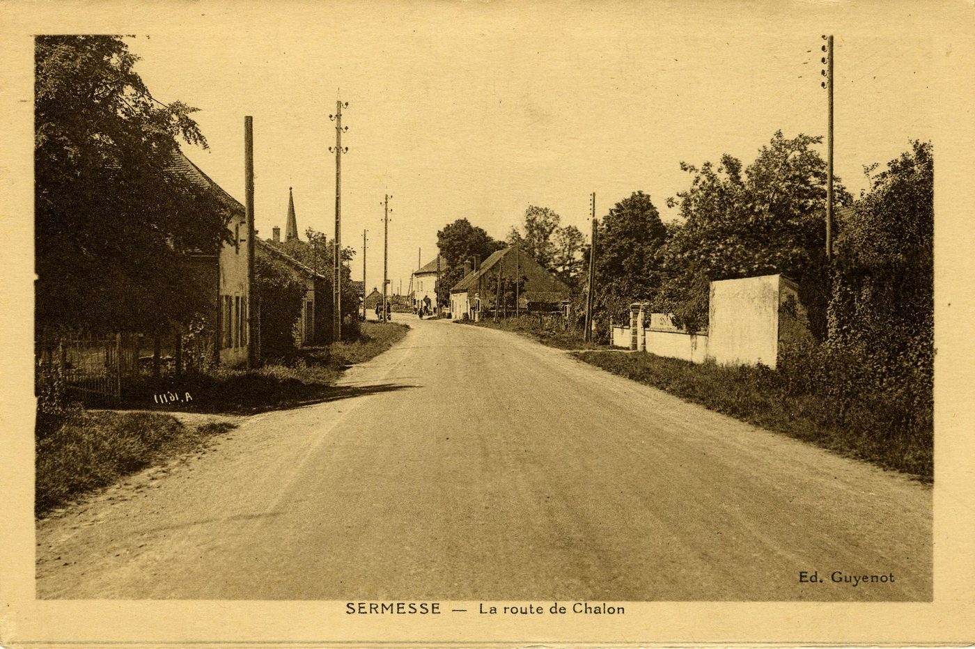 Sermesse. La route de Chalon.
